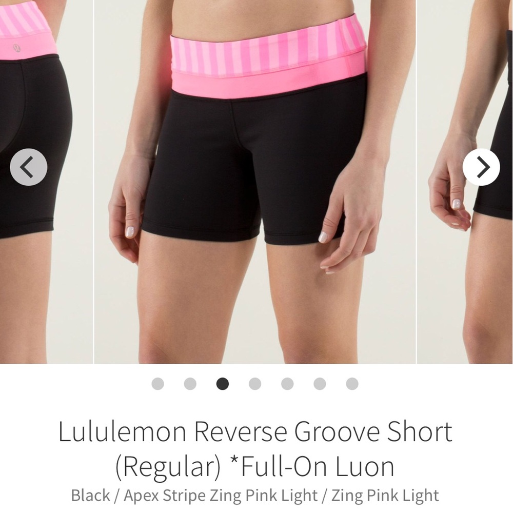 Lululemon EUC 12 Reverse Groove Short (Regular)